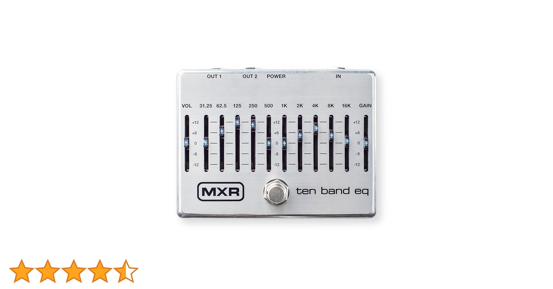 ギター MXR M108S ten band eq MXR M108S Ten Band EQ Dual Output True Bypass Guitar Pedal